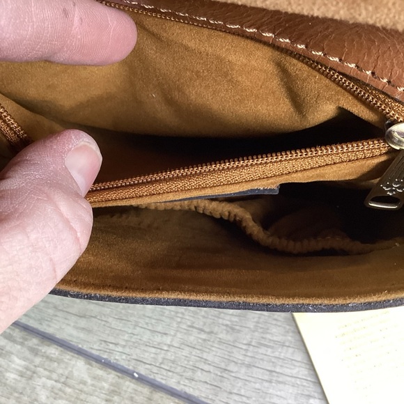 Patricia Nash Riot Rust Rocca Saddle Purse - Picture 6 of 10